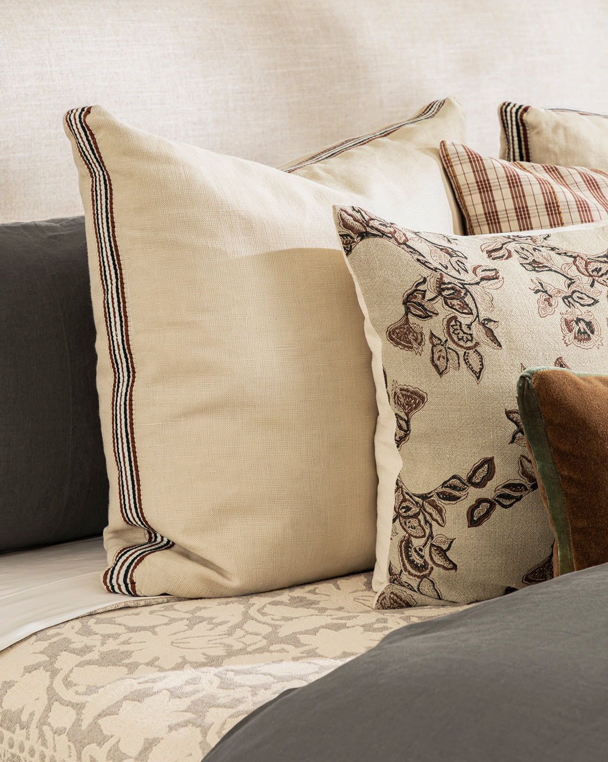Decorative Edge Pillow Cover