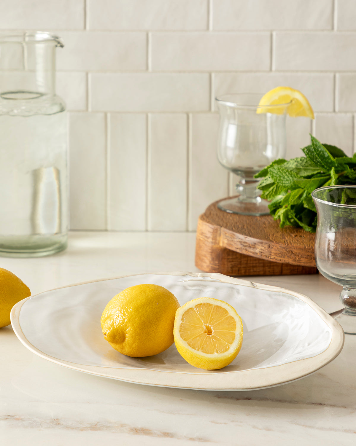 Shell Shaped Stoneware Dish