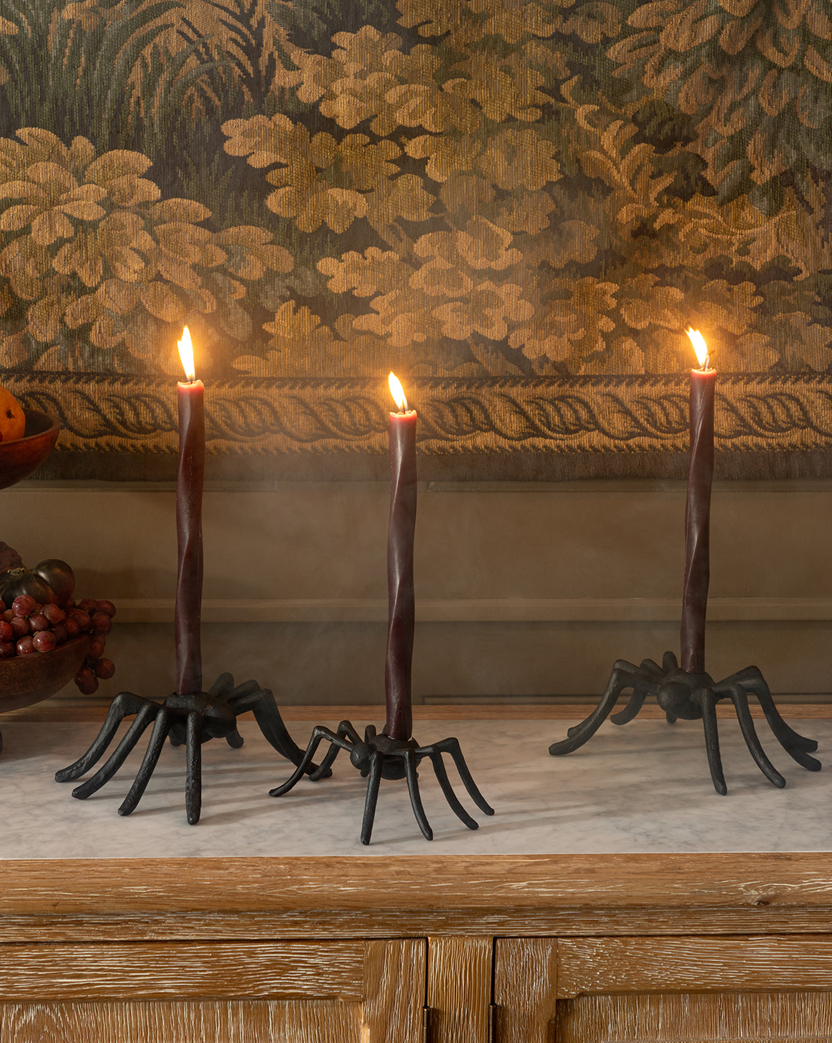 Iron Arachne Taper Holder