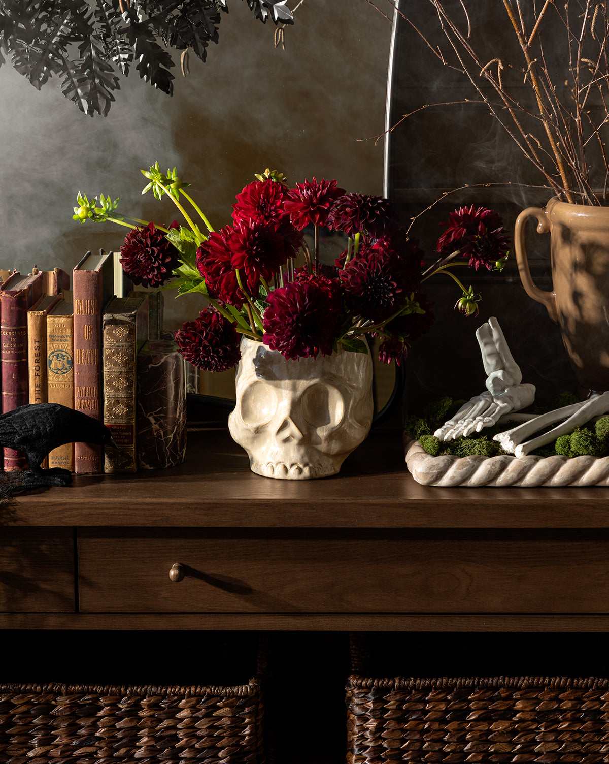 Haunting Skull Vase