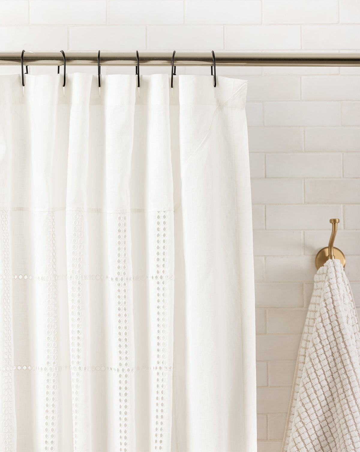 Shower Curtain Hooks (Set of 12)