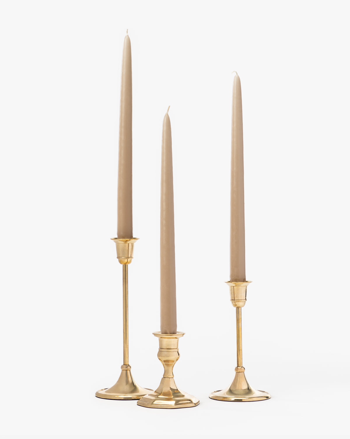 Adeline Brass Taper Holder