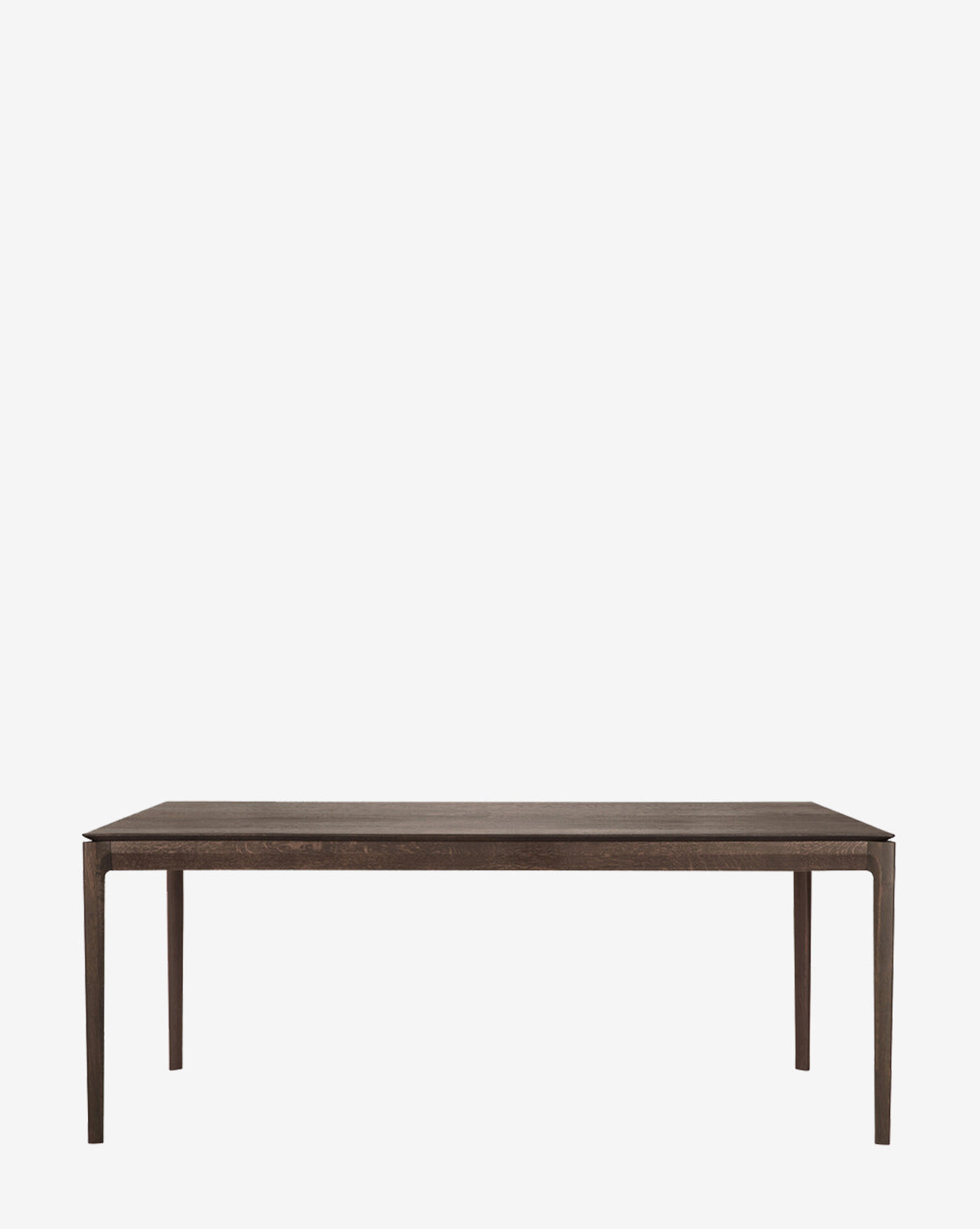 The Alec Dining Table features a simple rectangular design in dark wood with four straight legs and sturdy construction, displayed against a plain white background by McGee & Co.
