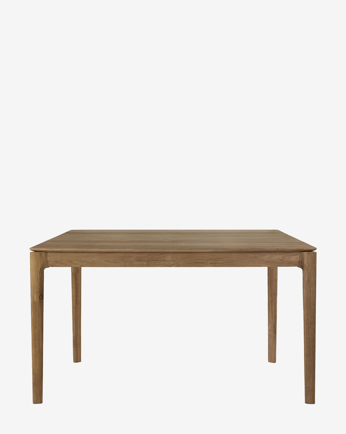 Alec Dining Table: This rectangular wooden table features a minimalist design with four straight legs and sturdy construction, making it an ideal choice for any dining room, by McGee & Co.