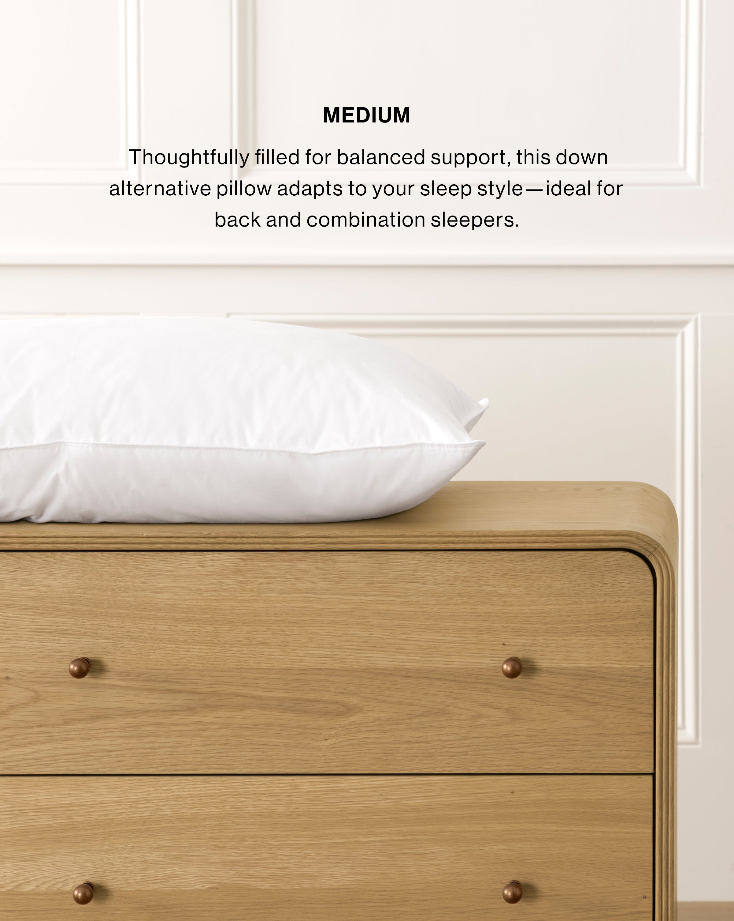 PrimaSera Down Alternative Bed Pillow