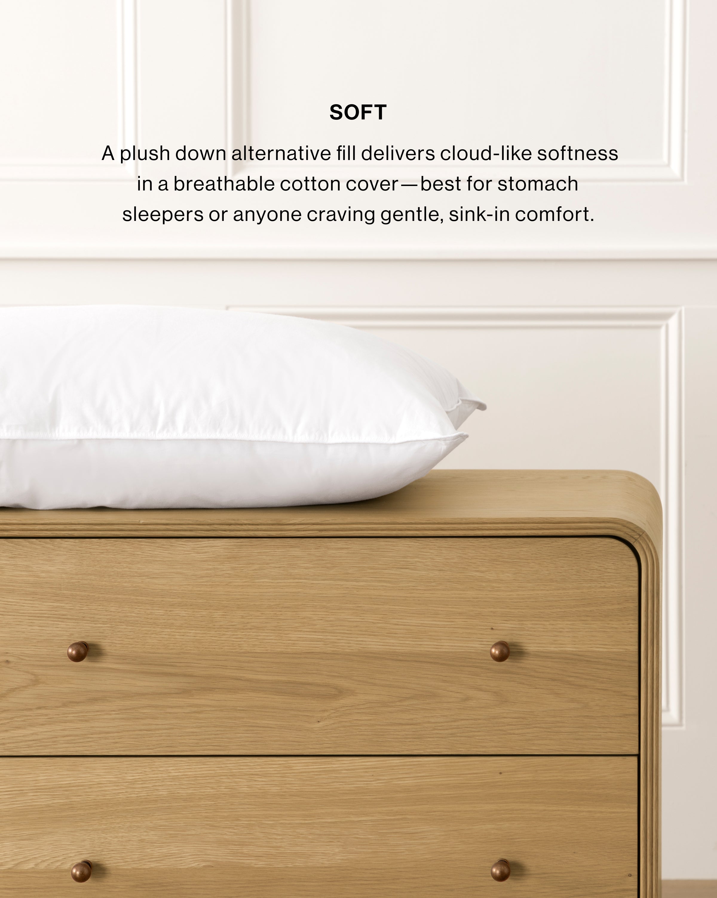 PrimaSera Down Alternative Bed Pillow