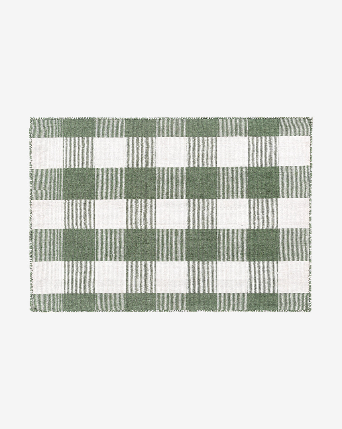 Belleville Green Handwoven Indoor/Outdoor Rug