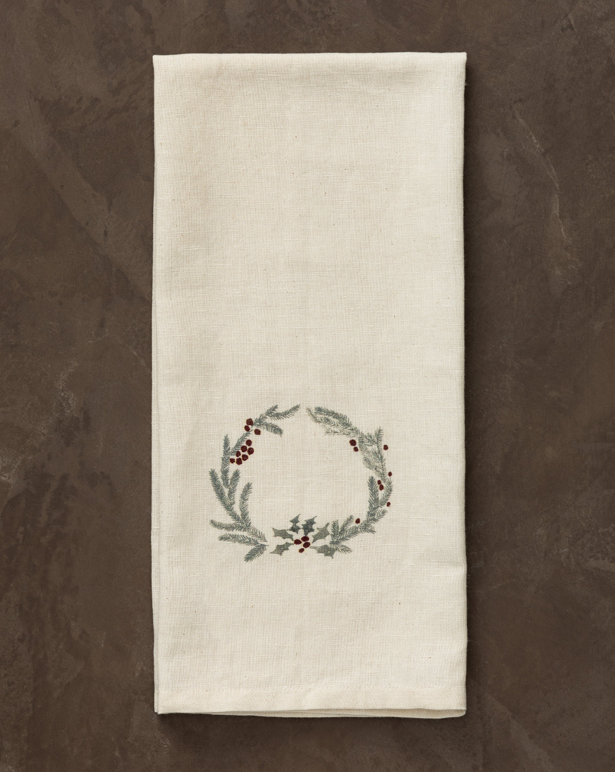Berry Wreath Tea Towel