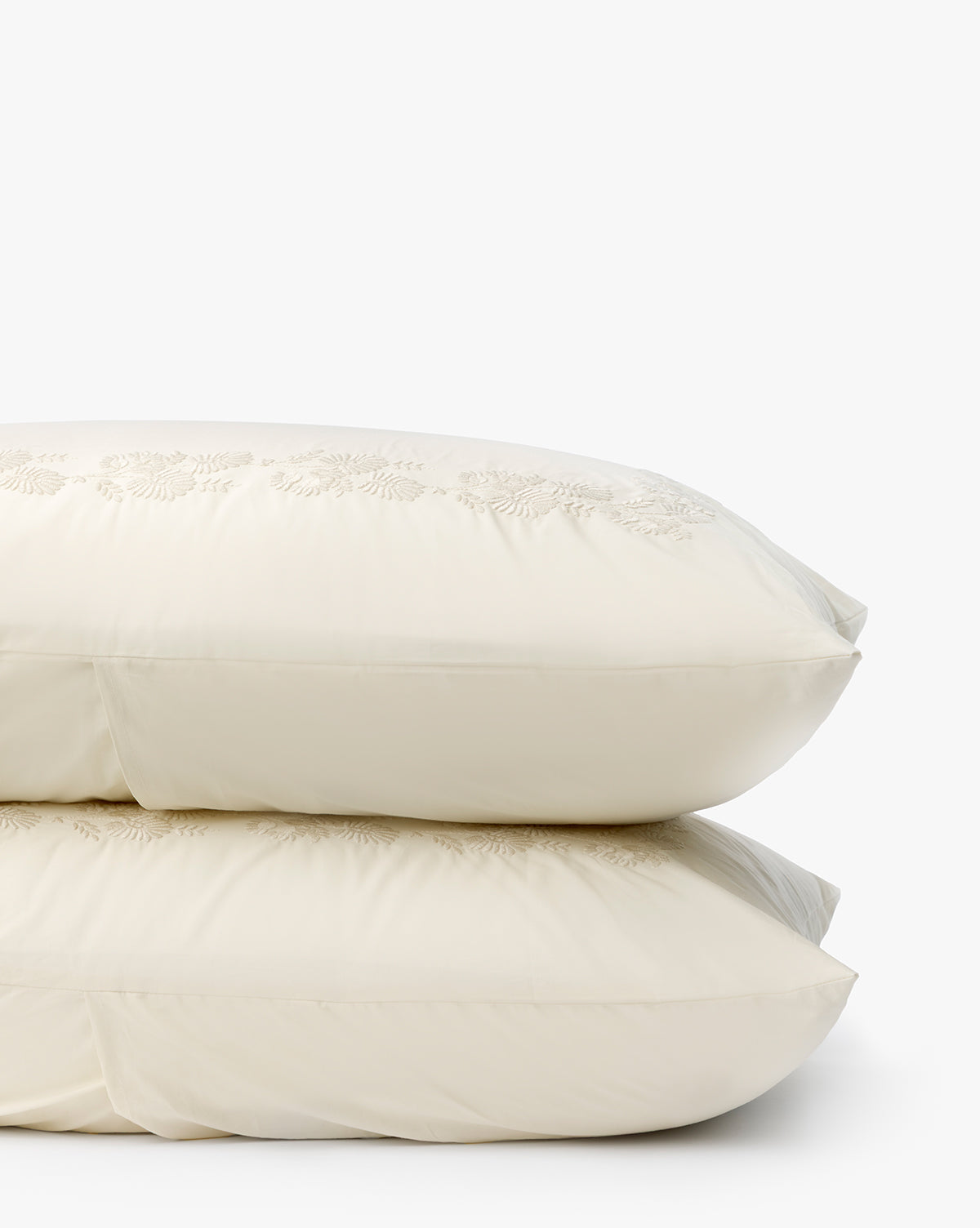 Bianca Percale Embroidered Shams (Set of 2)