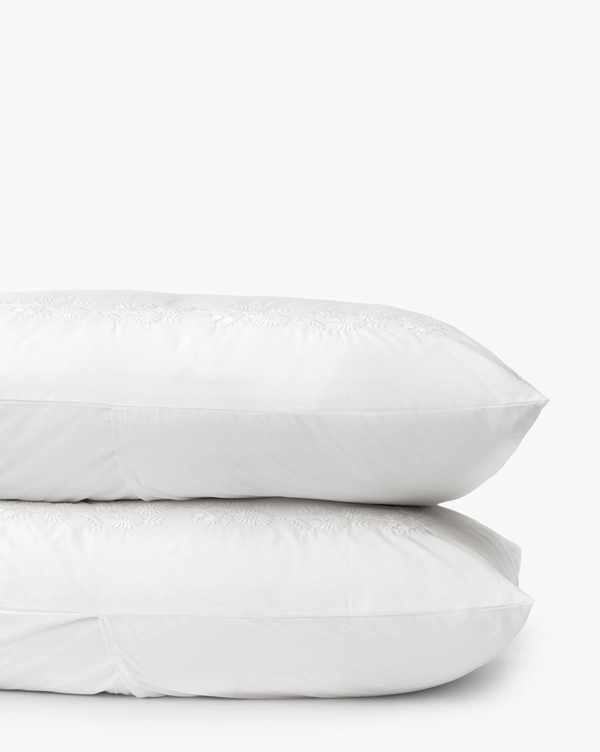 Bianca Percale Embroidered Shams (Set of 2)