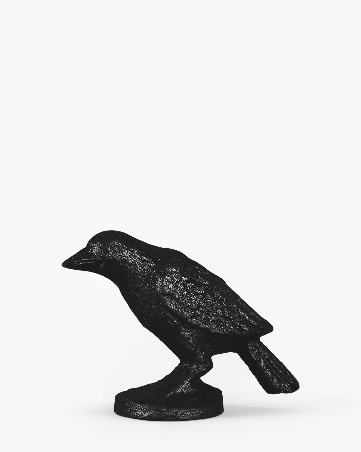 Black Cast Iron Crow