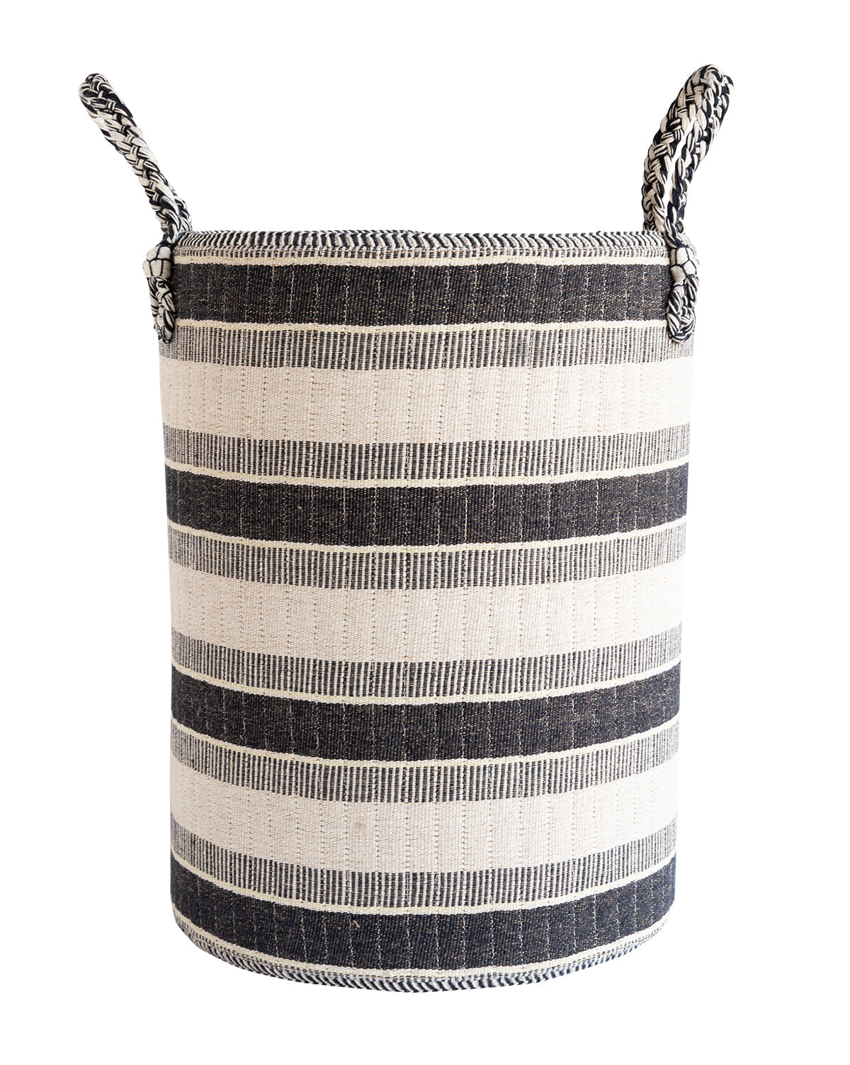 Black & White Stripe Baskets