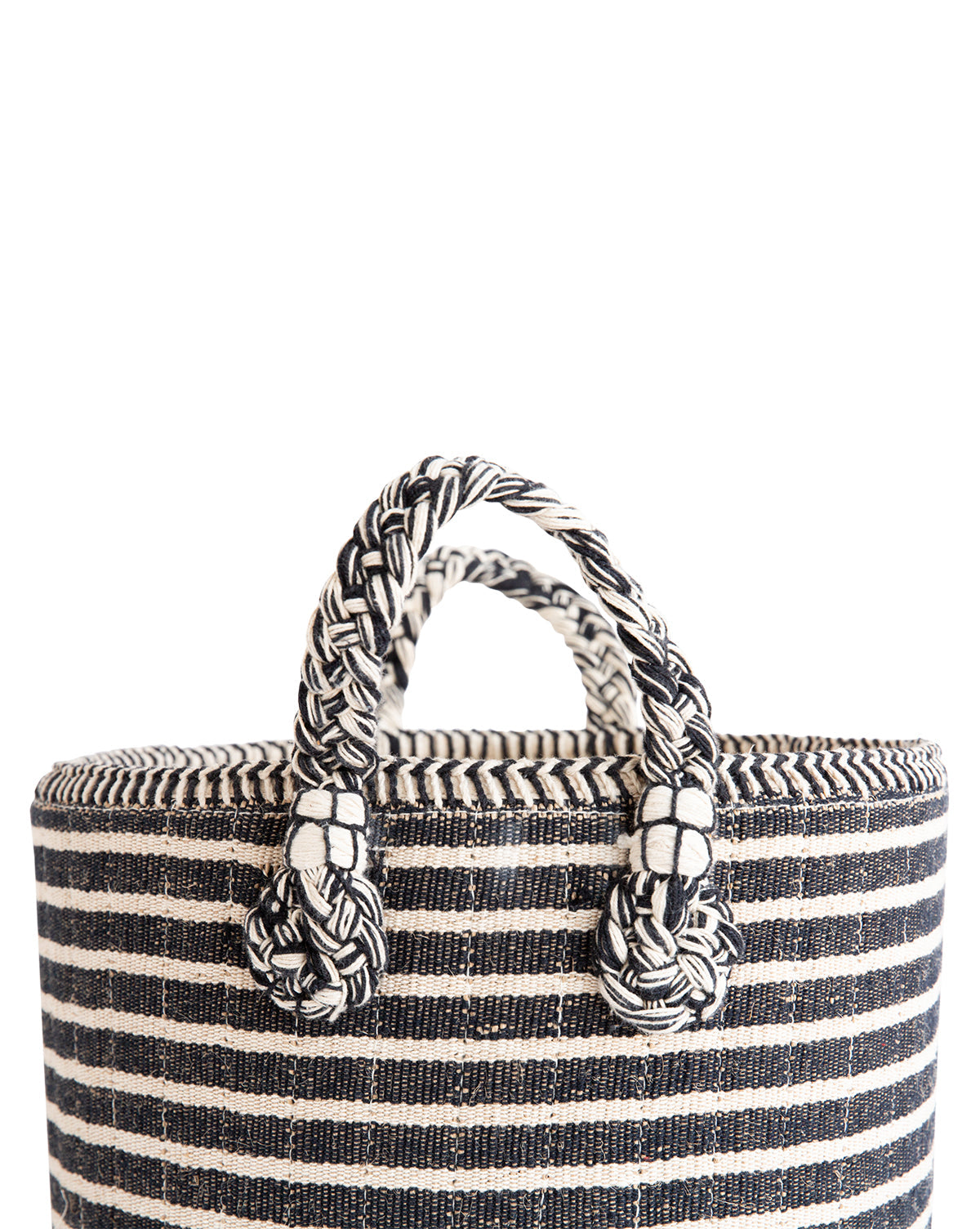Black & White Stripe Baskets