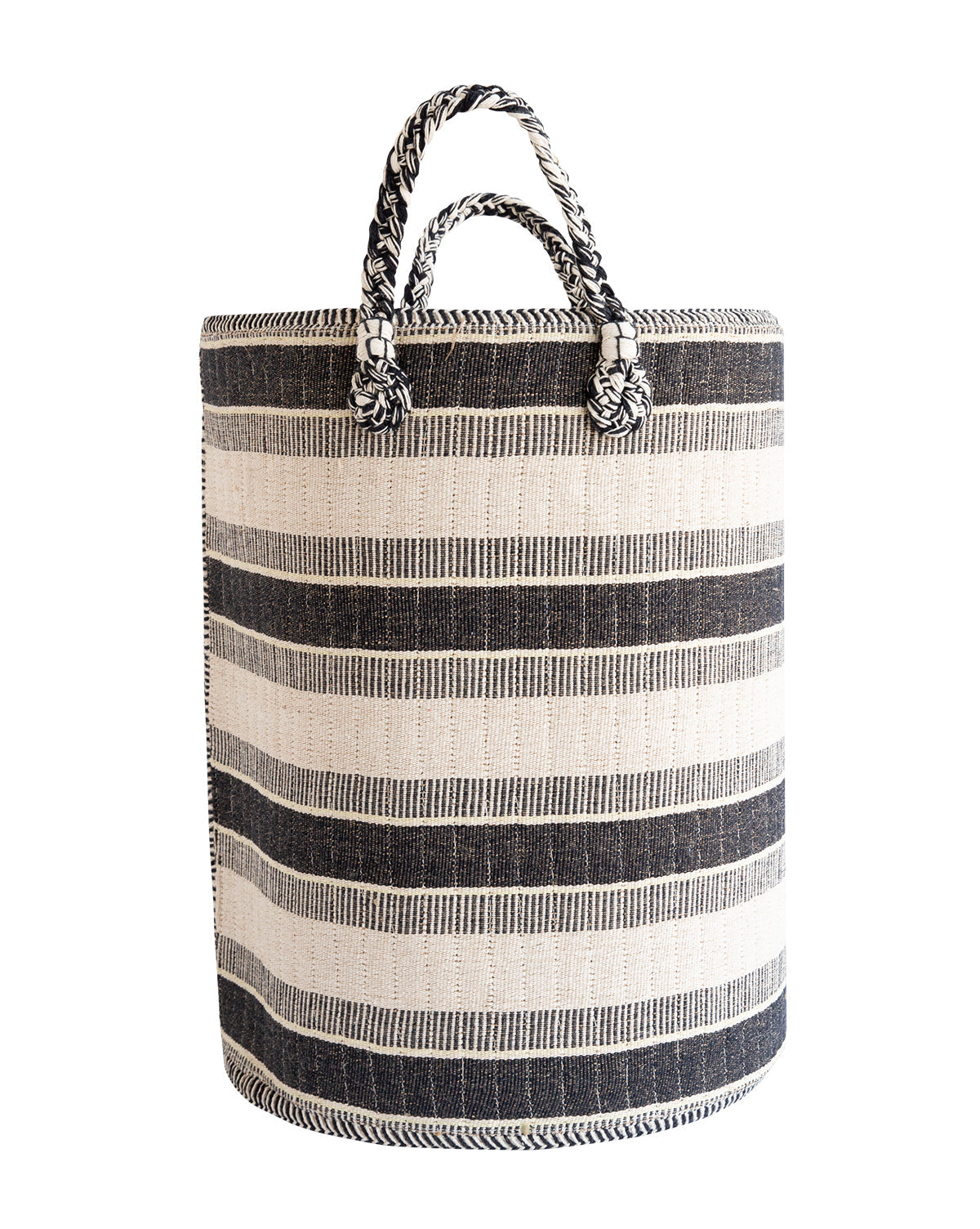 Black & White Stripe Baskets