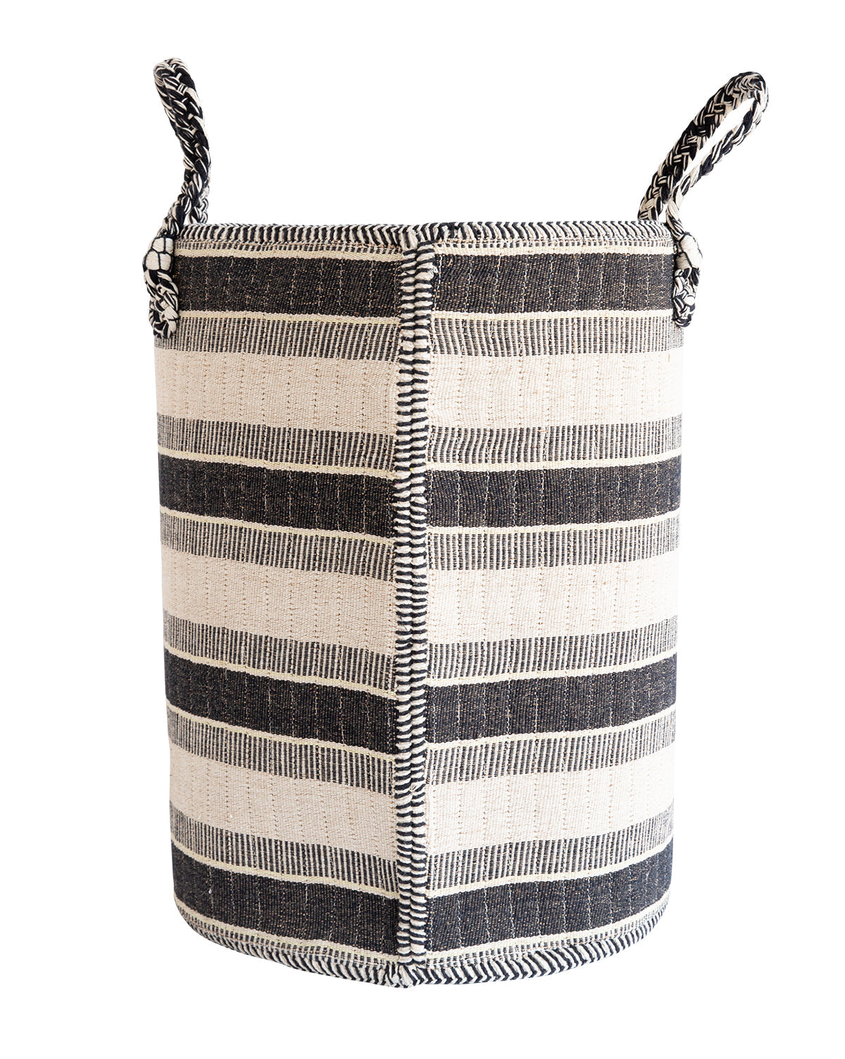 Black & White Stripe Baskets