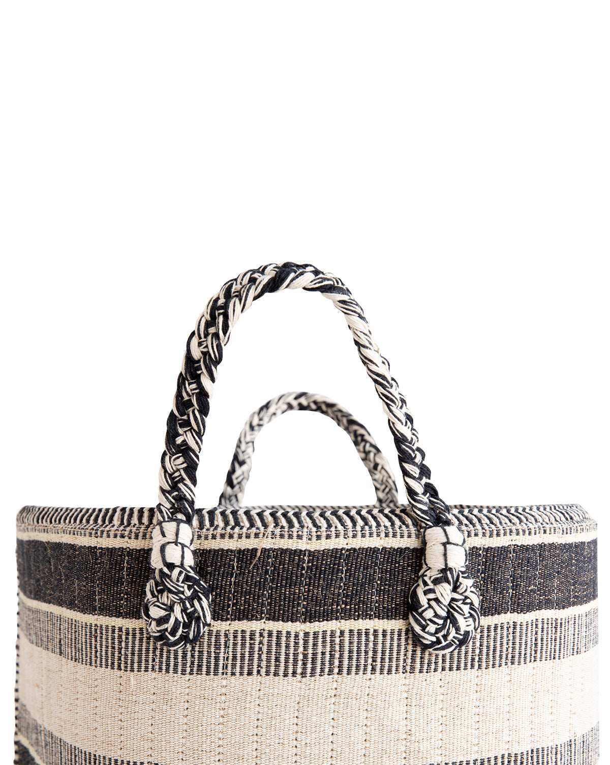 Black & White Stripe Baskets