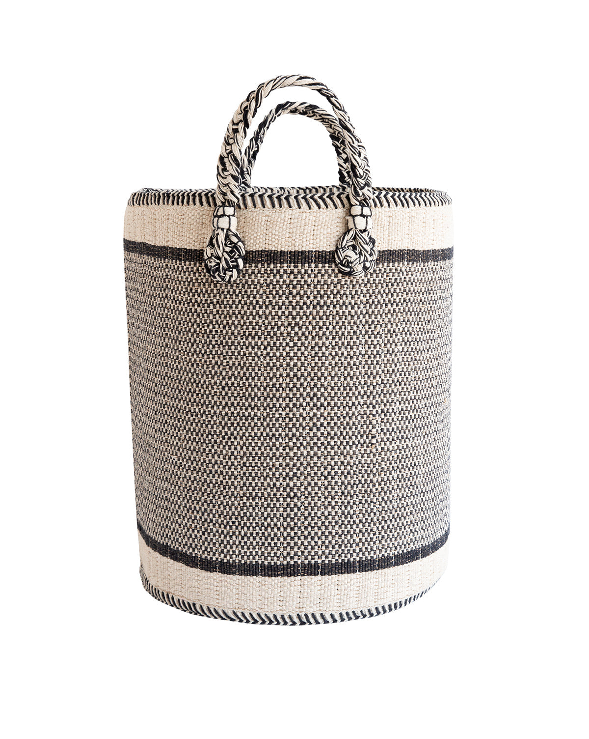 Black & White Stripe Baskets