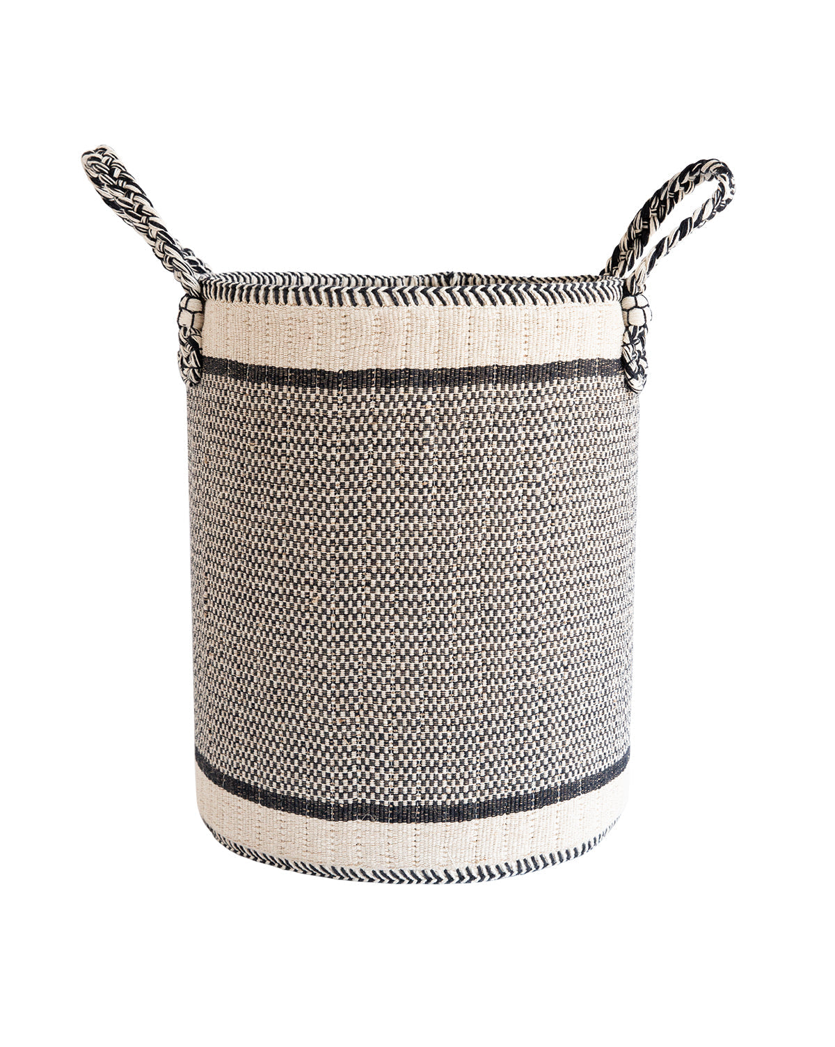 Black & White Stripe Baskets