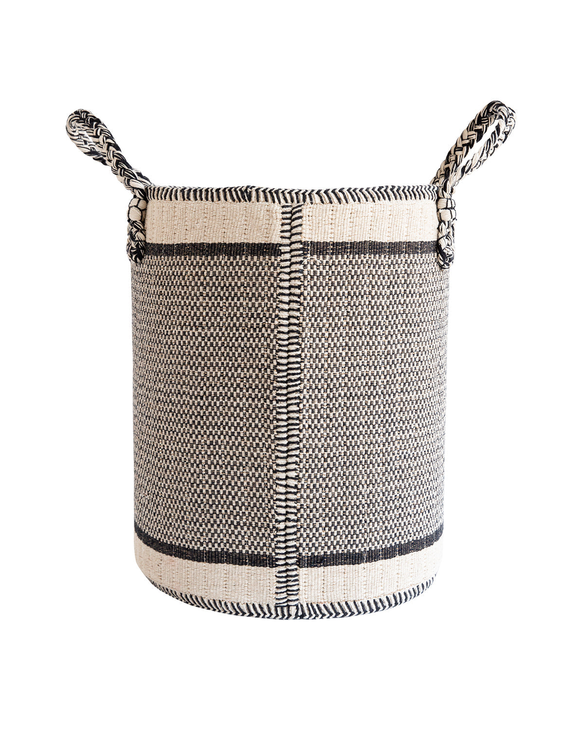 Black & White Stripe Baskets