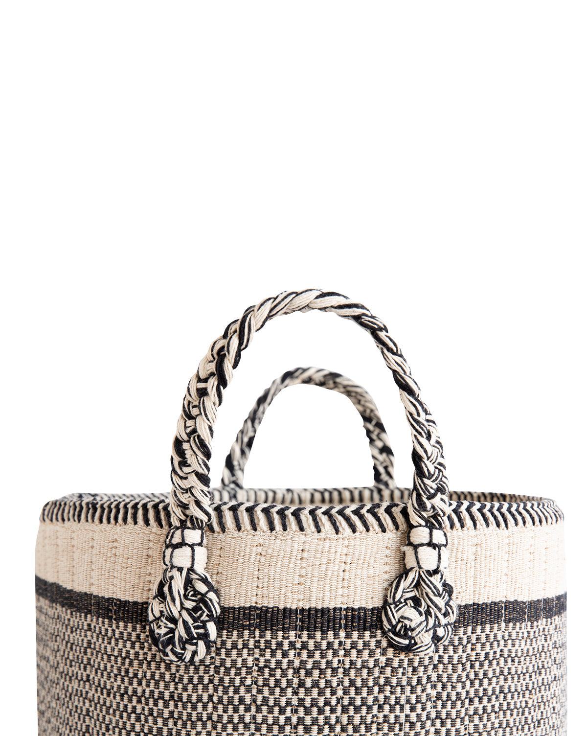 Black & White Stripe Baskets