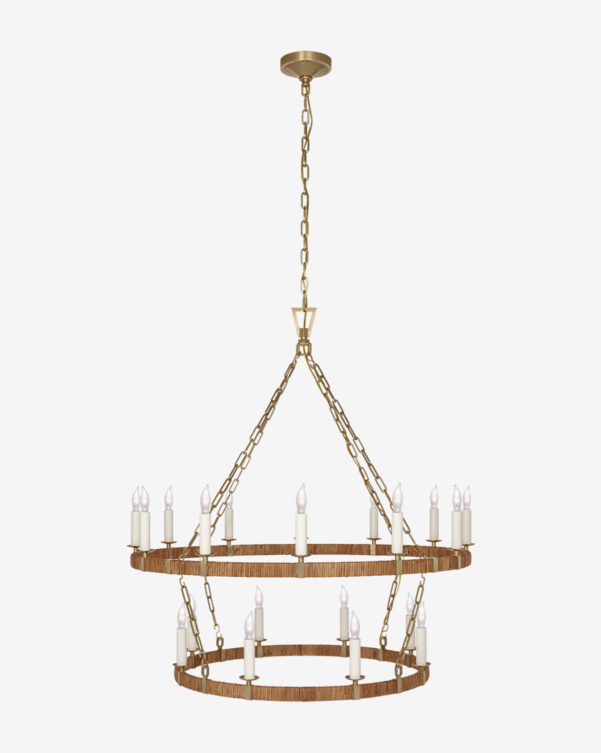 Darlana Wrapped Two-Tiered Chandelier