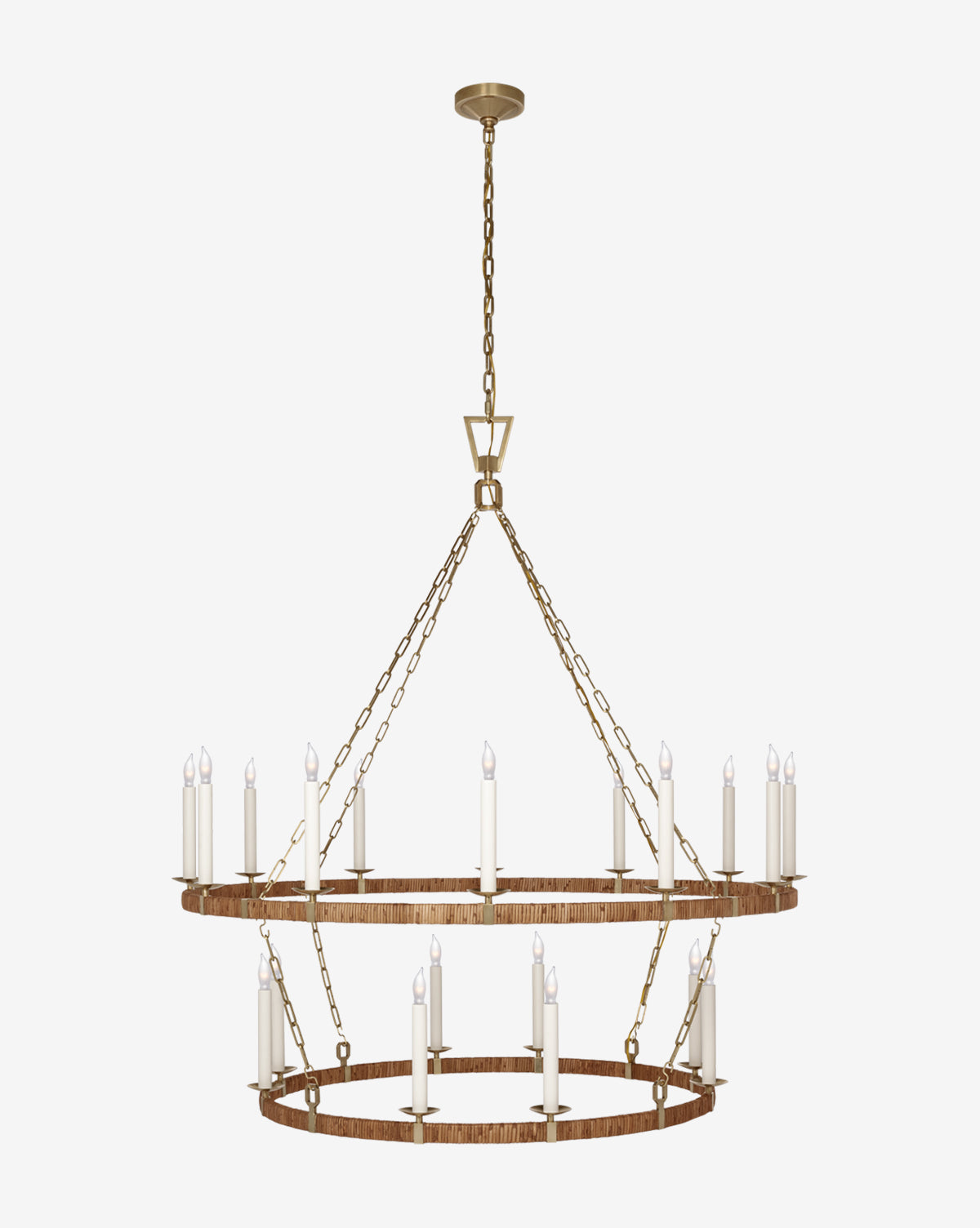 Darlana Wrapped Two-Tiered Chandelier