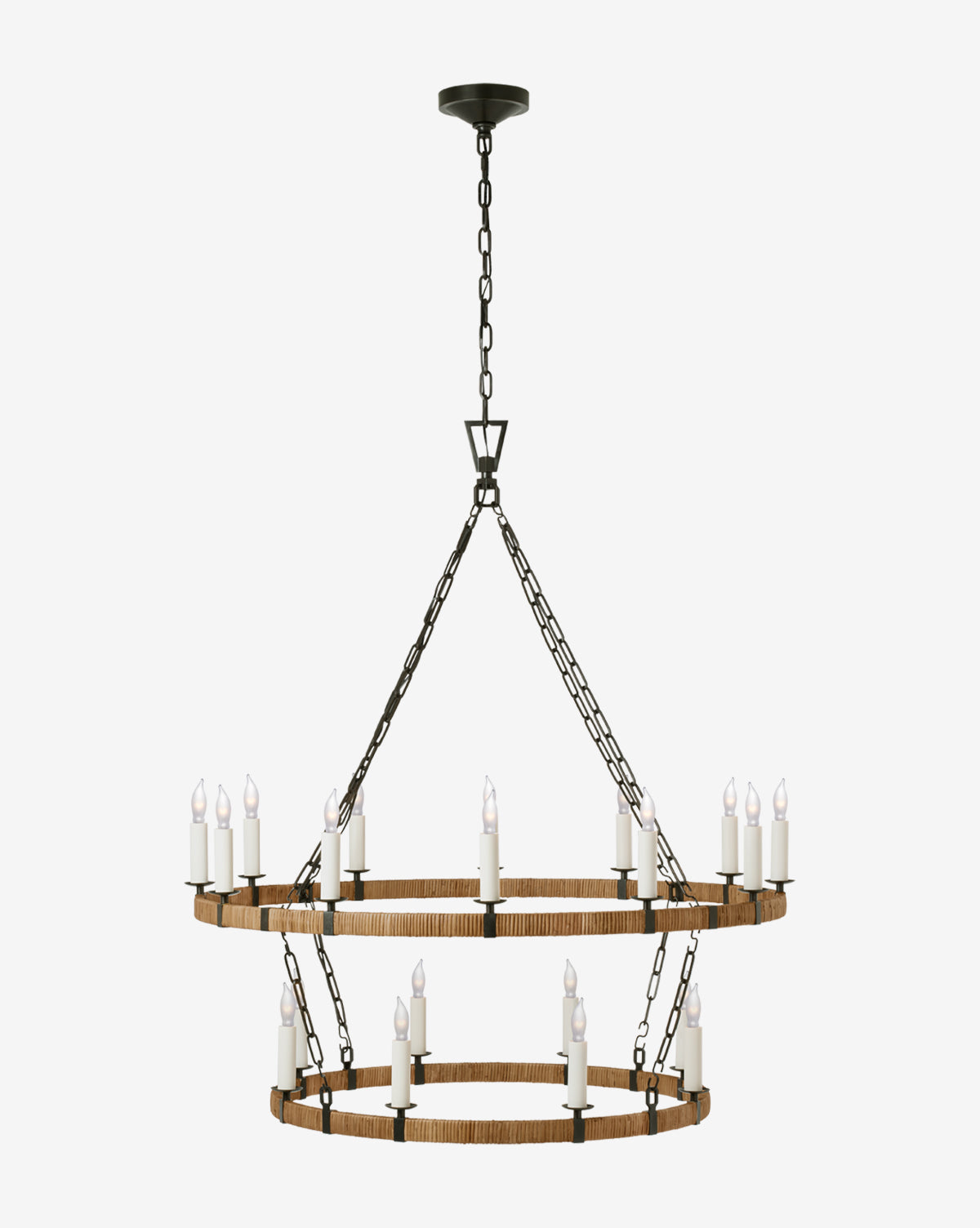 Darlana Wrapped Two-Tiered Chandelier