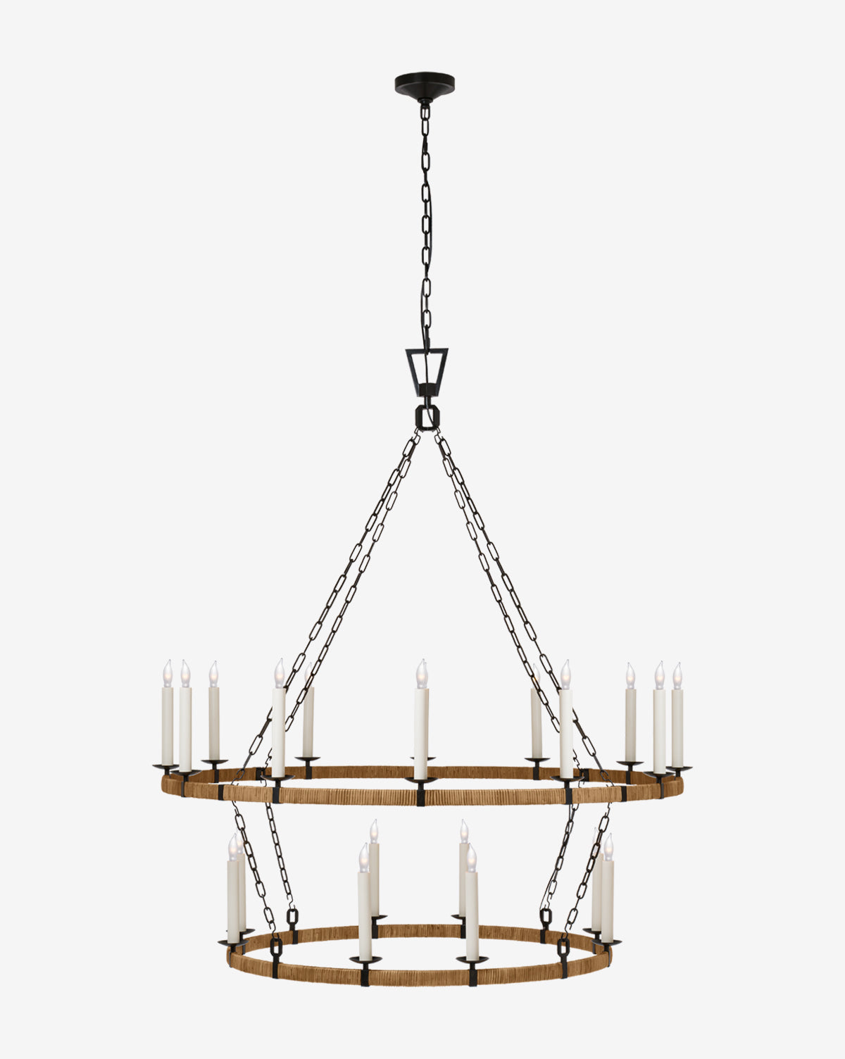 Darlana Wrapped Two-Tiered Chandelier