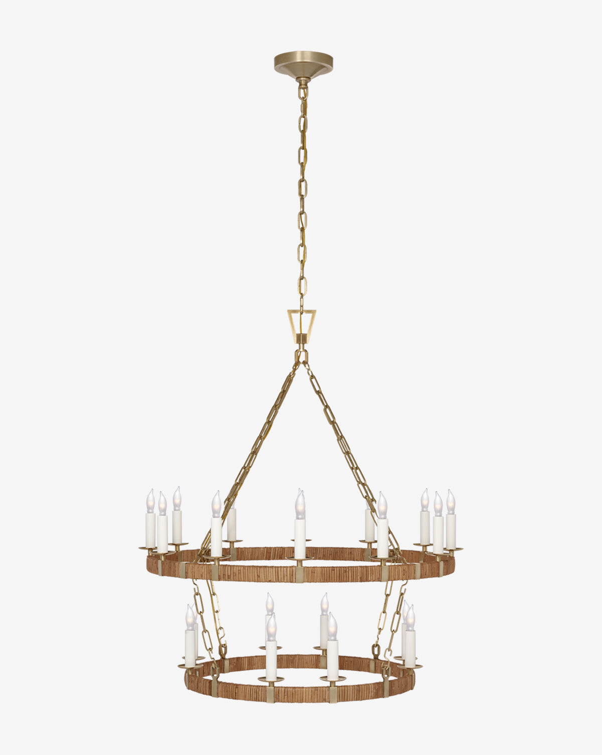 Darlana Wrapped Two-Tiered Chandelier