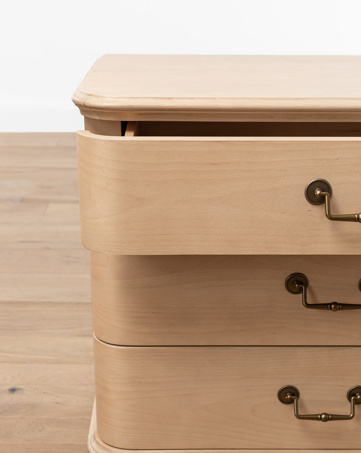 traditional nightstand, brass hardware, bedroom furniture, neutral nightstand