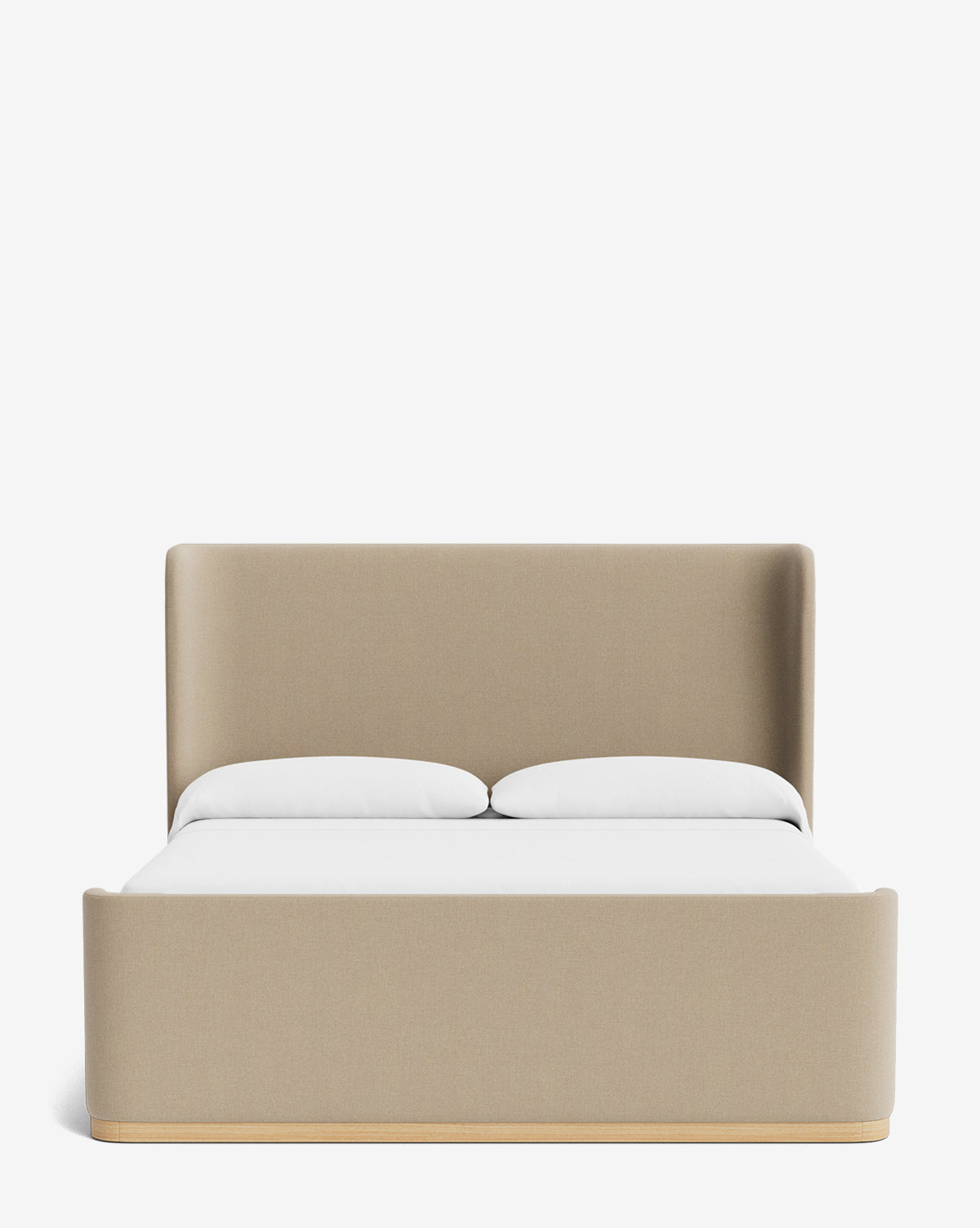 Denning Oatmeal Upholstered Bed (Ready to Ship)