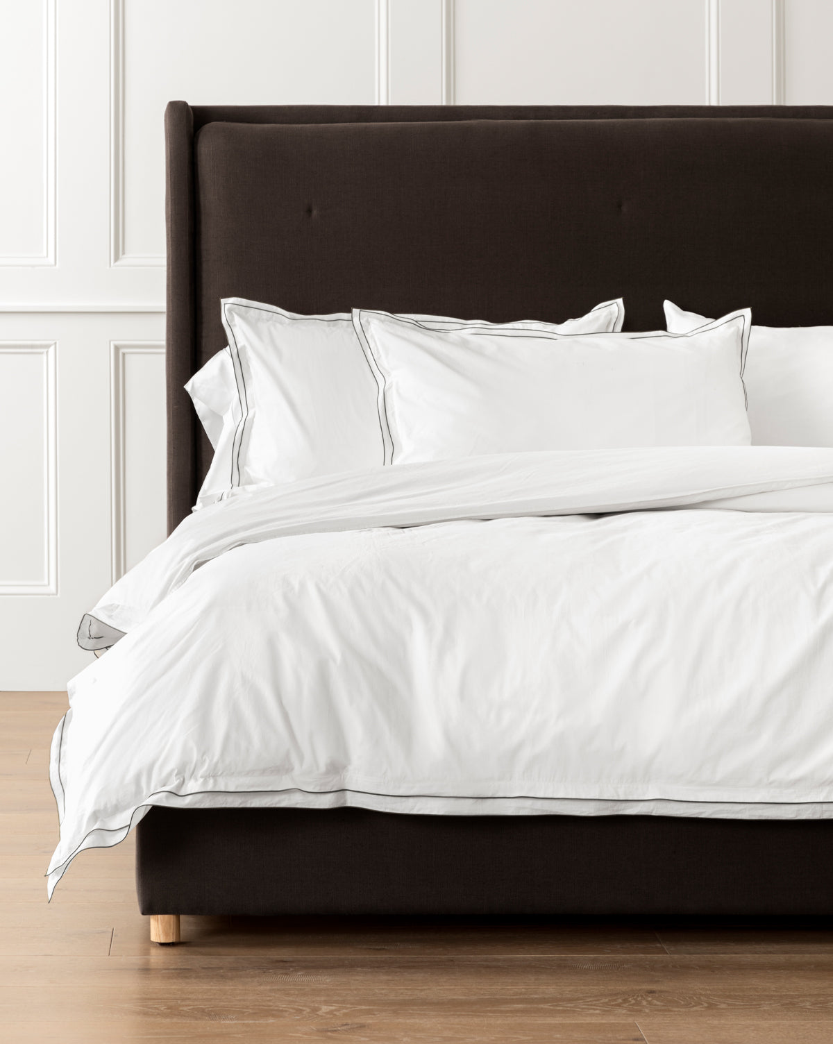 Devlin White Duvet Cover