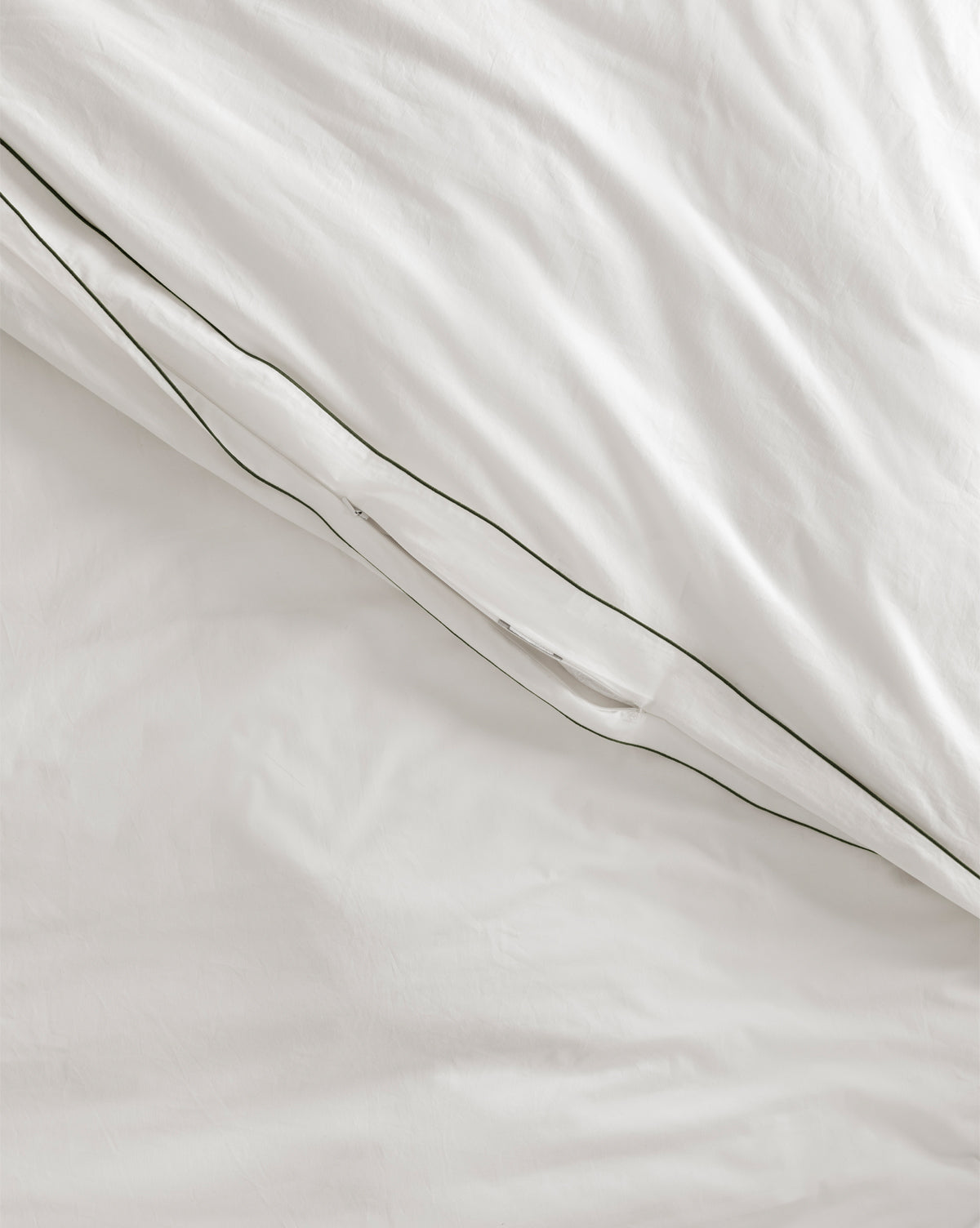 Devlin White Duvet Cover