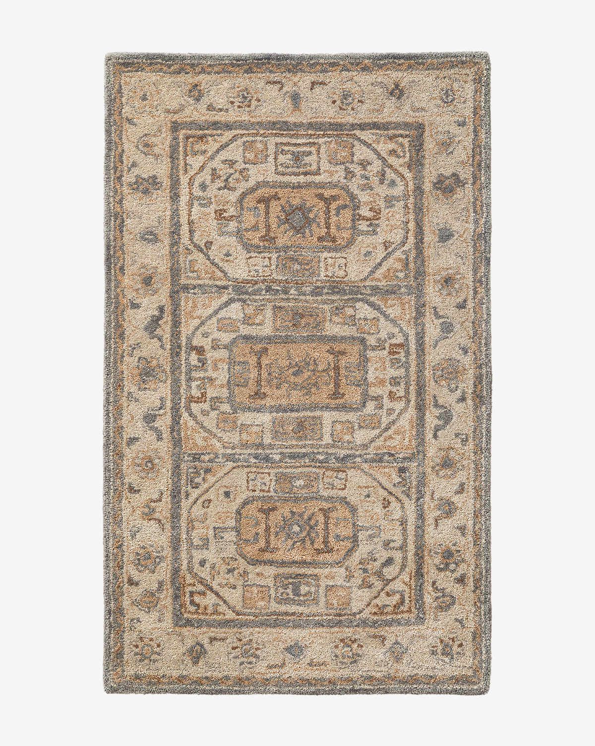 Ellington Blue Hand-Tufted Wool Rug