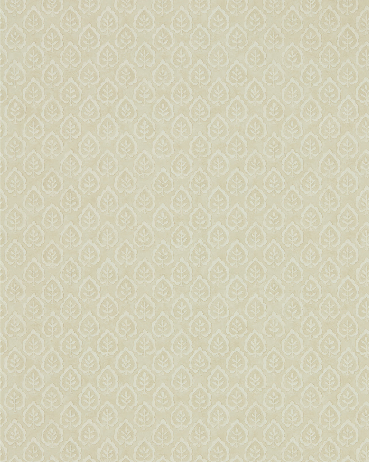 Fencott Wallpaper by Sanderson Design Group, Inc. features a seamless grid of light beige leaf motifs on a darker beige background—ideal for adding subtle elegance and a neutral palette to sophisticated interiors. McGee & Co.