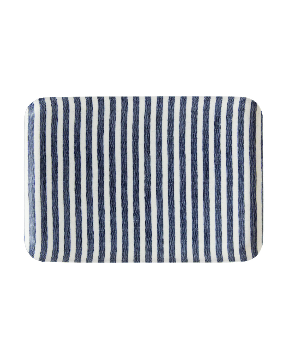 French Stripe Linen Tray