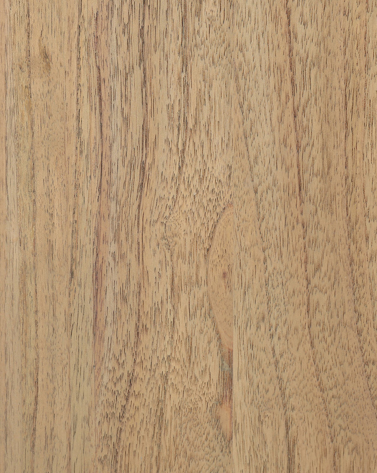 Close-up of the Gatlin Chest, expertly crafted from solid mindi wood with smooth texture, natural grain patterns, wavy lines, and subtle color variations, by McGee & Co.