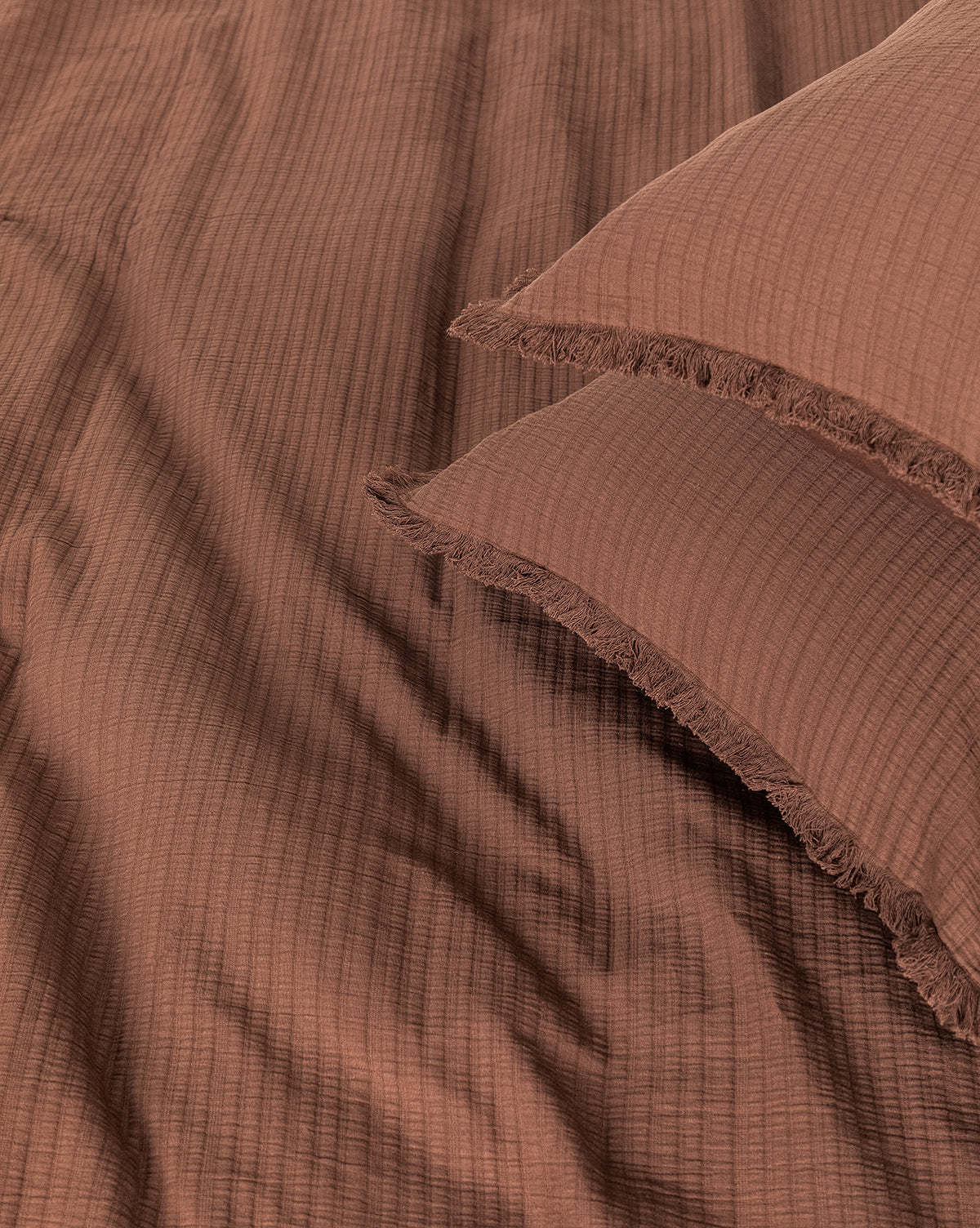 Hendricks Chocolate Cotton Duvet Cover