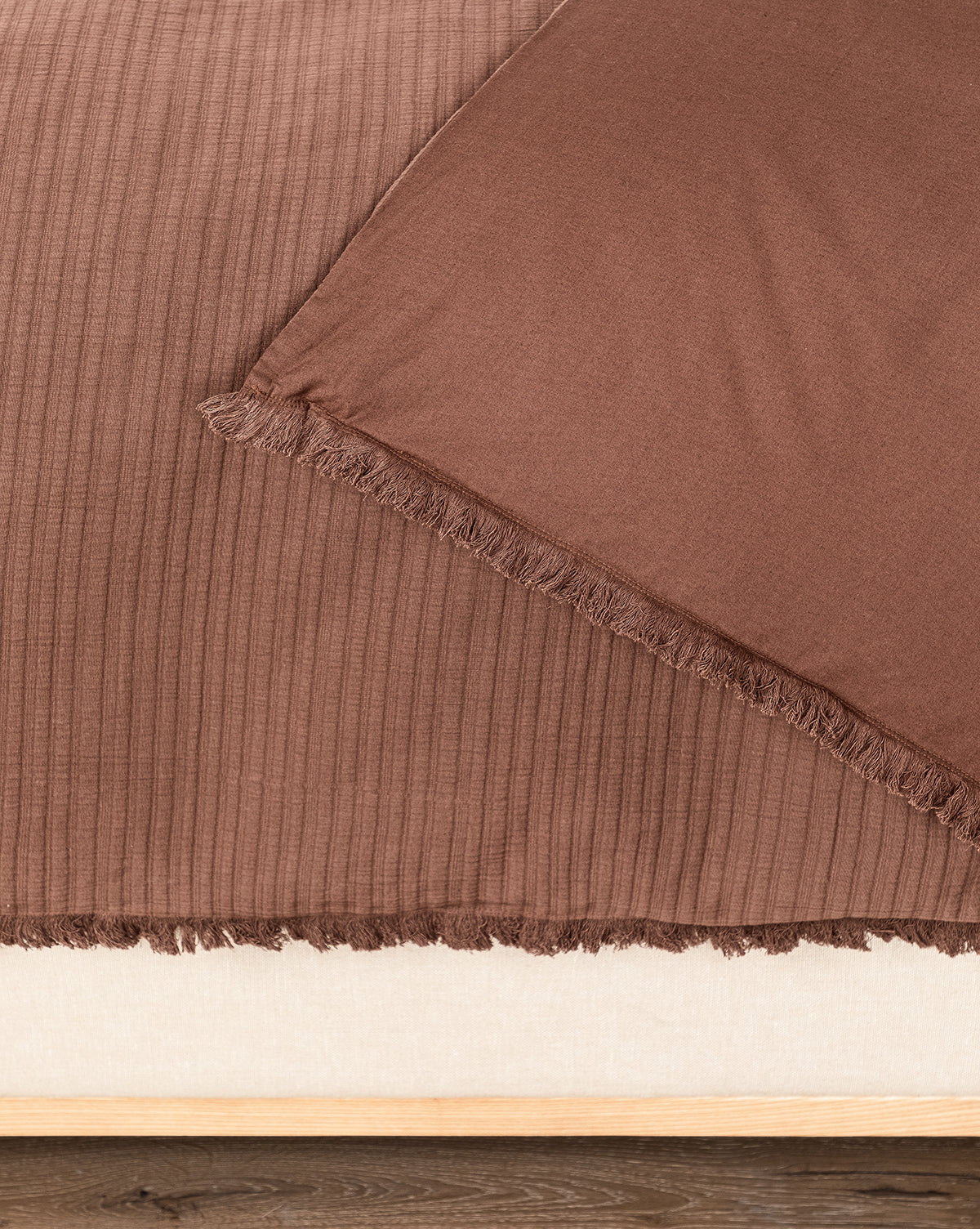 Hendricks Chocolate Cotton Duvet Cover