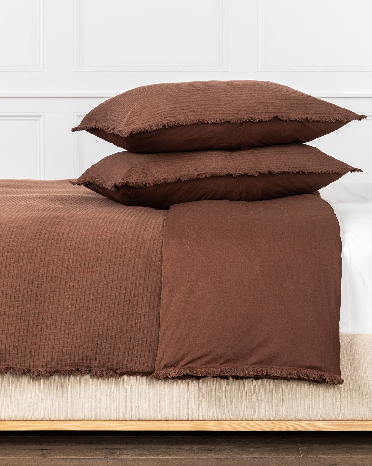 Hendricks Chocolate Cotton Duvet Cover