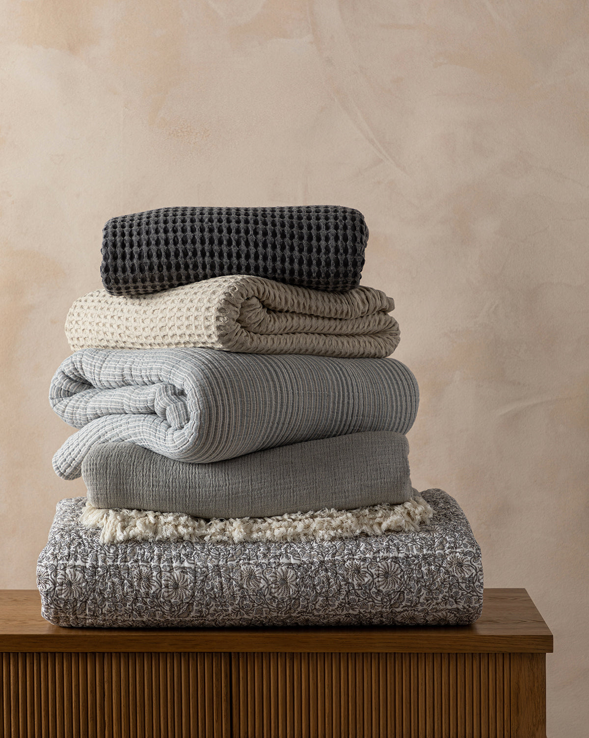 Floral Block Print Quilt