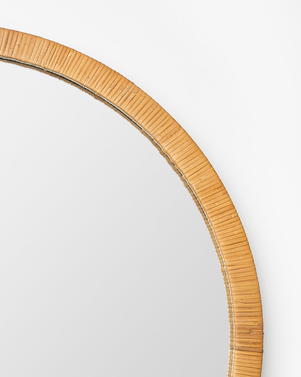 Jovie Woven Circle Mirror