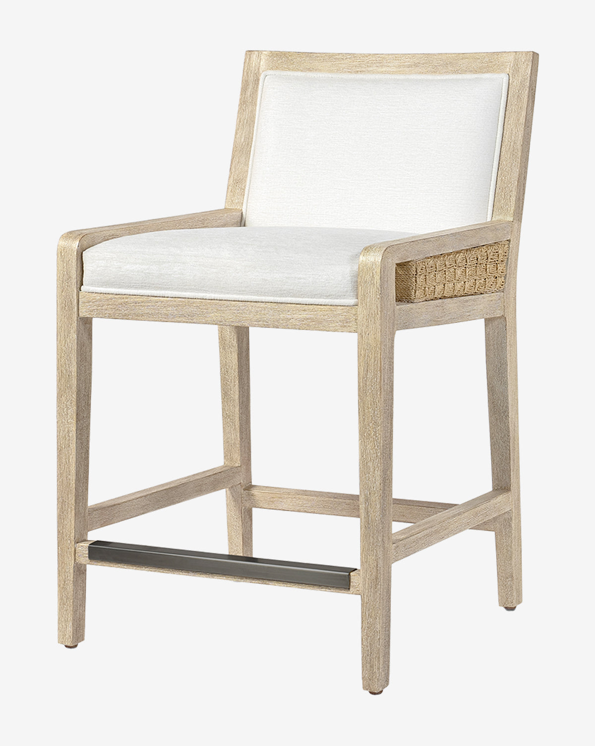 White kitchen island stool design Kadoka from McGee and Co