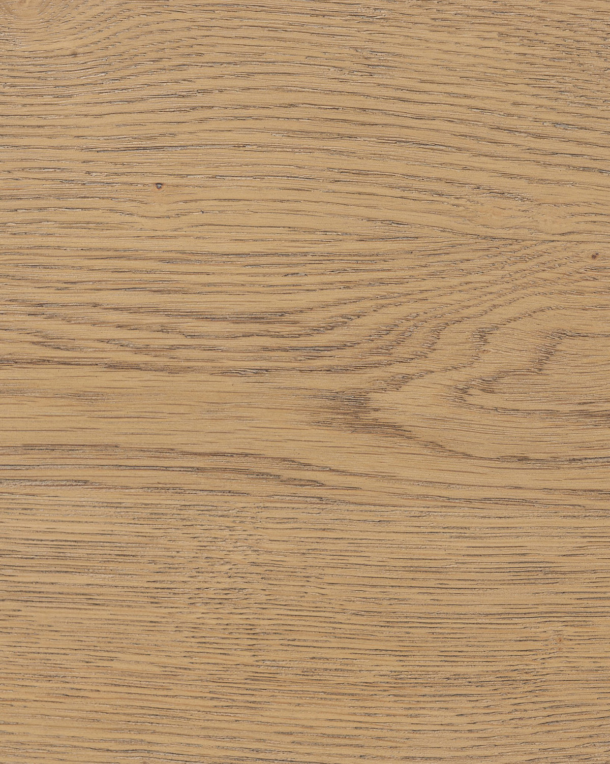 Light brown oak surface with natural grain and horizontal lines evokes the warm, rustic charm of Scandinavian design found in the Kyler Oak Extension Dining Table, by McGee & Co.