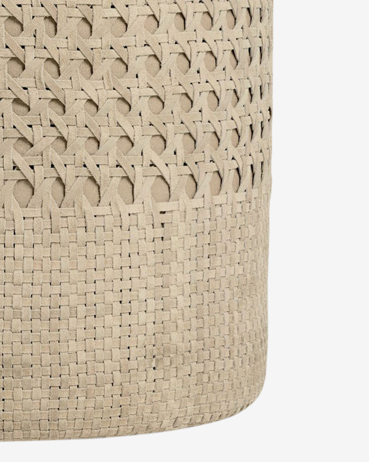 Longmont Suede Ottoman