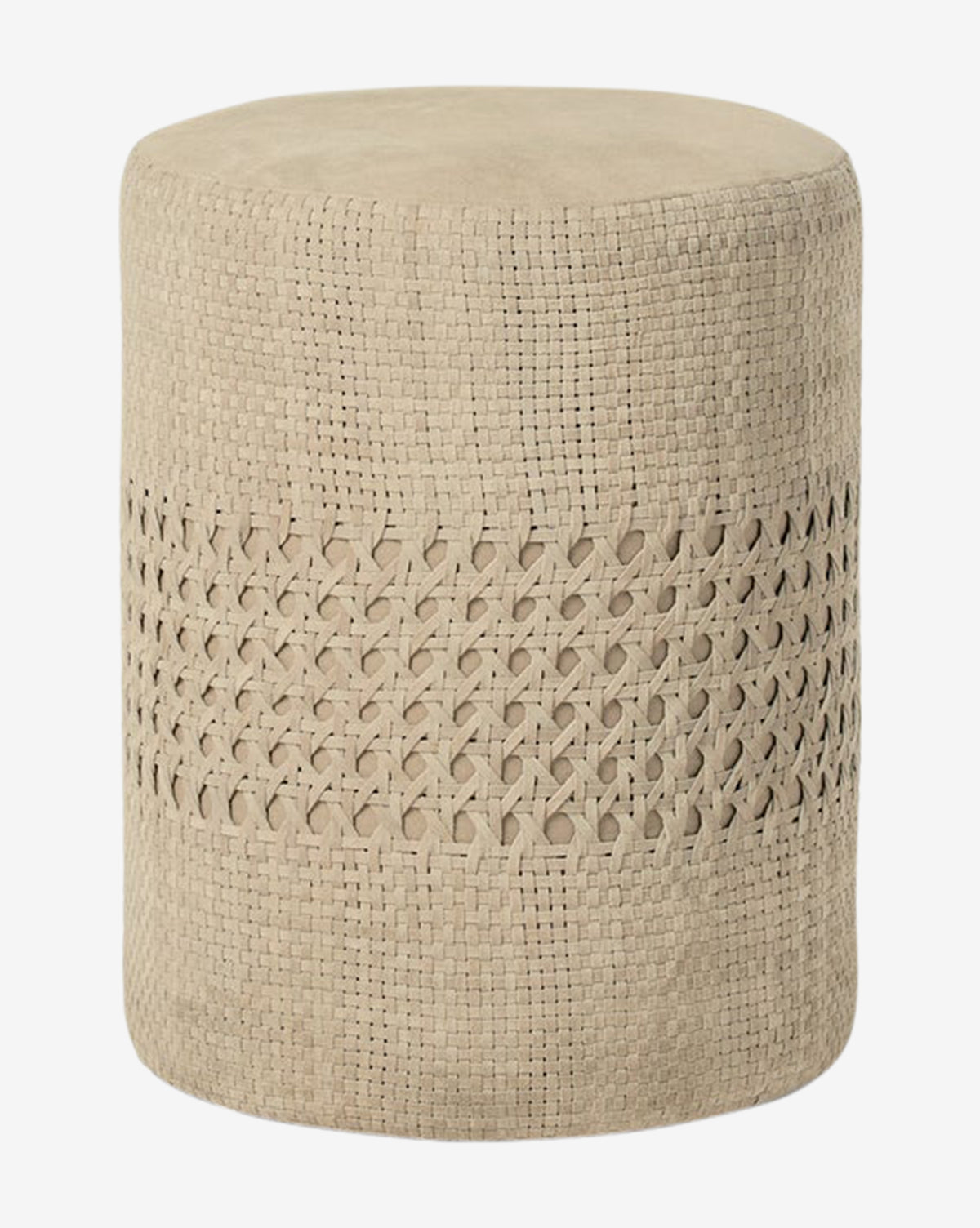 Longmont Suede Ottoman