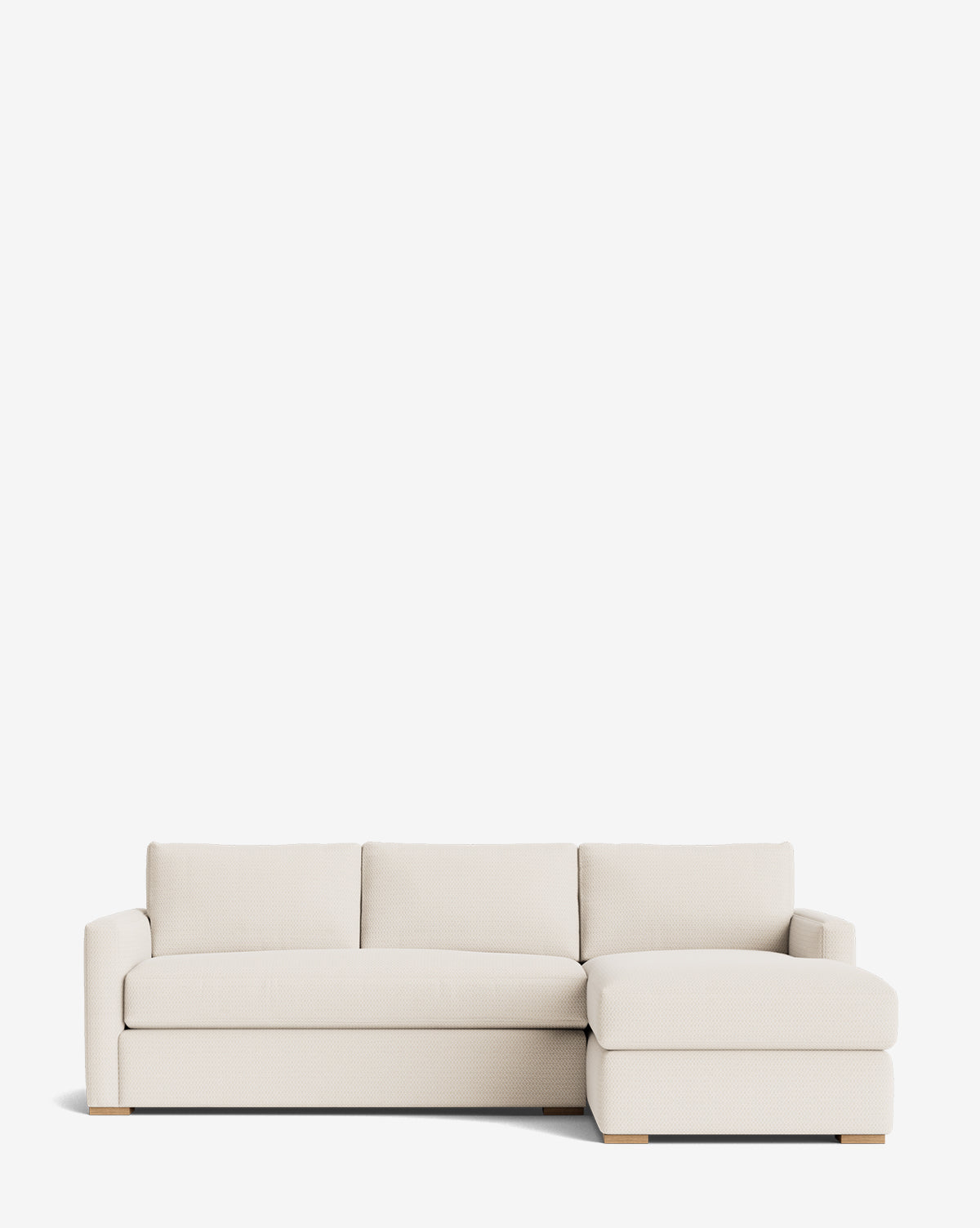 Macy Upholstered Chaise Sectional 101"