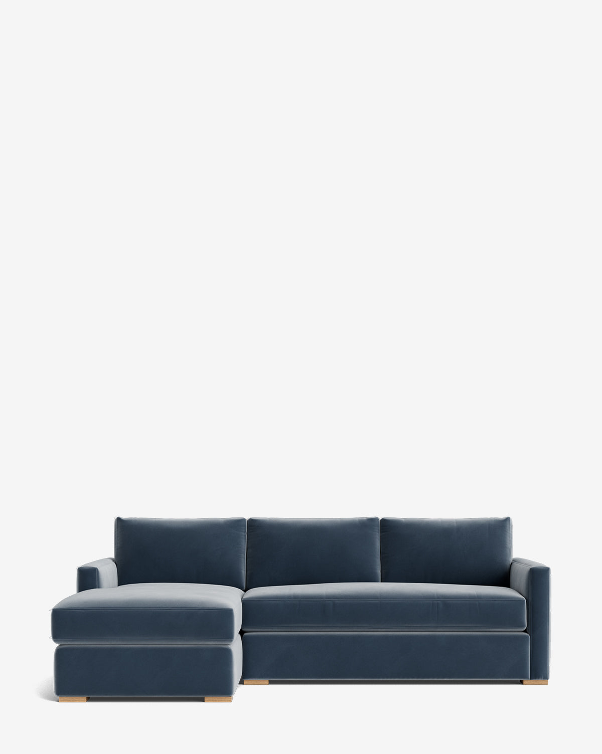 Macy Upholstered Chaise Sectional 101"