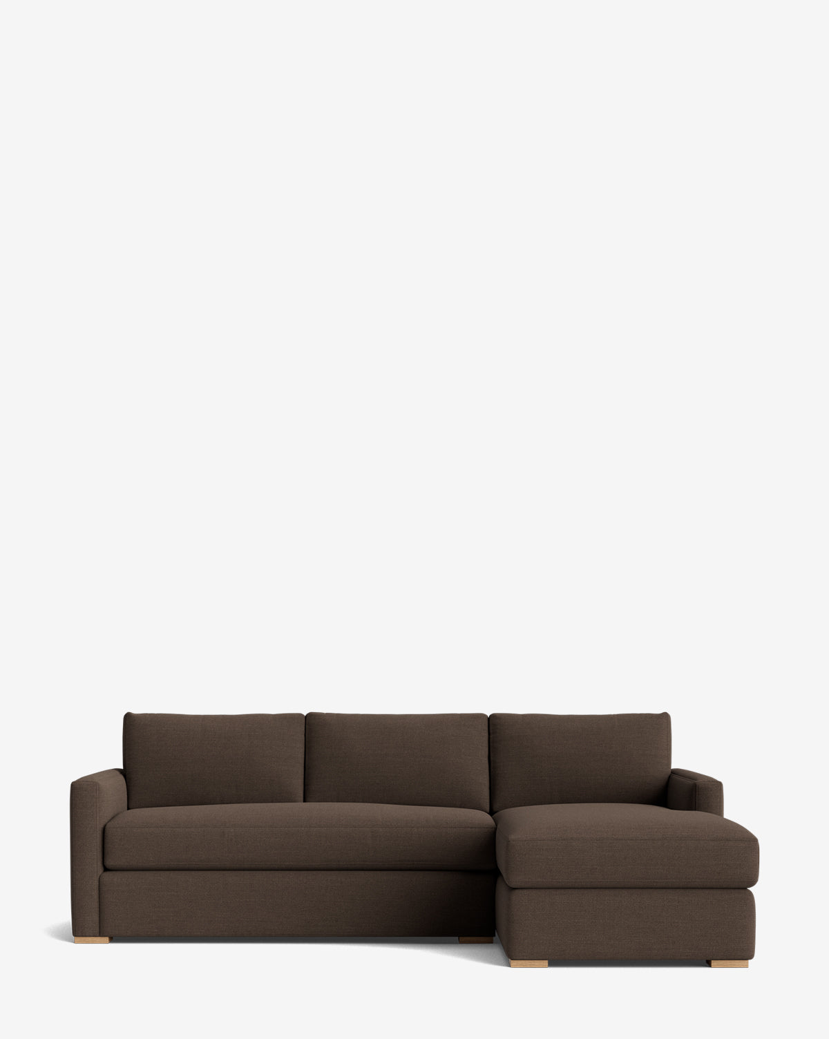 Macy Upholstered Chaise Sectional 101"