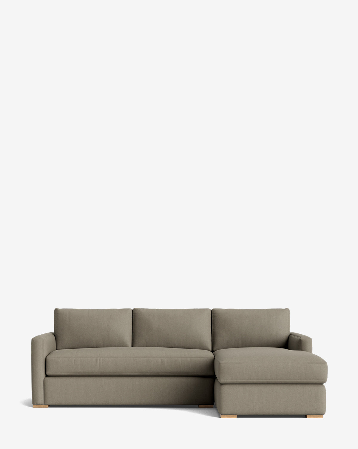 Macy Upholstered Chaise Sectional 101"